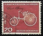 Stamps Germany -  Primer moto car de Carl Benz (1844-1929)