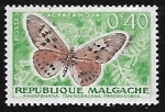 Sellos de Africa - Madagascar -  Mariposa