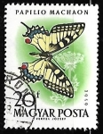 Stamps Hungary -  mariposa