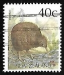 Sellos de Oceania - Nueva Zelanda -  Brown Kiwi