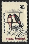 Stamps Romania -  Hirundo rustica