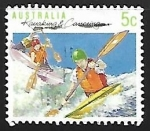 Stamps Australia -   Piragüismo