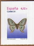 Sellos de Europa - Espa�a -  COL-FAUNA: MARIPOSA (GRAELLSIA ISABELAE)