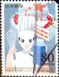 Stamps Japan -  Scott#3006e Intercambio 1,00 usd 80 y. 2007 