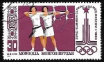 Stamps Mongolia -  Juegos Olímpicos | Tiro con Arco