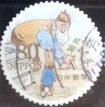 Stamps Japan -  Scott#3317i Intercambio 0,90 usd  80 y. 2011