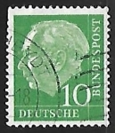 Stamps Germany -  Prof. Dr. Theodor Heuss