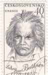 Stamps Czechoslovakia -  Ludvig Van Beethoven 200 aniversario