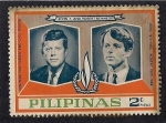 Sellos de Asia - Filipinas -  John y Rober Kennedy