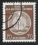 Sellos de Europa - Alemania -  Official Stamps for Administration Post B