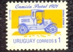 Stamps : America : Uruguay :  CAMION POSTAL 1921