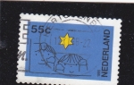 Stamps Netherlands -  Ilustración navideña