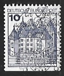 Stamps Germany -  Castillo de Glücksburg