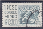 Stamps Mexico -  Puebla-Danza de la Media Luna