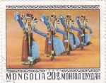 Sellos de Asia - Mongolia -  DANZA POPULAR