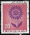 Stamps Germany -  Europa - flor