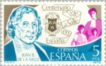 Sellos de Europa - Espaa -  I CENTENARIO DE LA SALLE