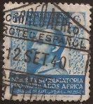 Sellos de Africa - Marruecos -  General Franco pro mutilados África  1940  10 cts azul