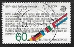 Sellos de Europa - Alemania -  50th Anniv of Federal Republic of Saarland