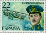 Sellos de Europa - Espaa -  PIONEROS AVIACIÓN ESPAÑOLA Alfredo Kindelan