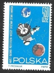 Stamps Poland -  1412 - Conquista Espacial