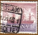 Stamps Europe - Spain -  Homenaje Marina Española - Fragata 'NUMANCIA'