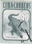 Stamps Cuba -  cocodrillo