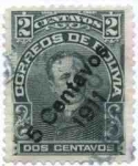 Sellos del Mundo : America : Bolivia : Sellos de 1901 sobrecargados