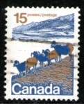 Sellos de America - Canad� -  3 paisaje