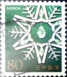 Stamps Japan -  Scott#3617b Intercambio 1,25 usd  80 y. 2013