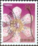 Stamps Japan -  Scott#3617e Intercambio 1,25 usd  80 y. 2013