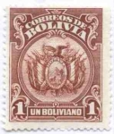 Stamps Bolivia -  Escudo