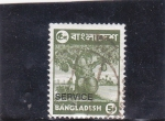 Sellos de Asia - Bangladesh -  Arbol frutal -Service