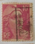 Stamps France -  Marianne de Gandon