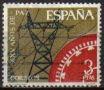 Sellos de Europa - Espa�a -  ESPAÑA 1964 1586 Sello XXV Años de Paz Española Electrificación Usado