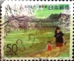 Stamps Japan -  Scott#Z380 Intercambio 0,50 usd  50 y. 2000