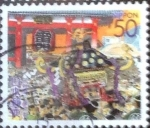 Stamps Japan -  Scott#Z381 Intercambio 0,50 usd  50 y. 2000