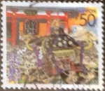 Stamps Japan -  Scott#Z381 Intercambio 0,50 usd  50 y. 2000