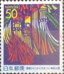 Stamps Japan -  Scott#Z418 Intercambio 0,50 usd  50 y. 2000