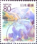Stamps Japan -  Scott#Z815 Intercambio 1,00 usd  80 y. 2007