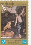 Stamps Laos -  pintura- Antonio Allegri da Correggio