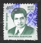 Sellos de Asia - India -  2672 - Srinivasa Ramanujan, matemático