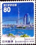 Stamps Japan -  Scott#3577 intercambio 1,25 usd 80 y. 2013