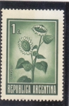 Stamps Argentina -  Flor- Girasol