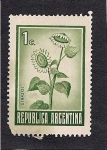 Sellos de America - Argentina -  Girasol