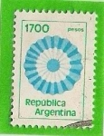 Sellos de America - Argentina -  Escarapela Argentina