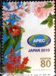 Stamps Japan -  Scott#3237a intercambio 0,90 usd 80 y. 2010