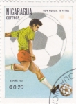 Stamps Nicaragua -  Copa Mundial de Futbol España'82