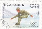 Stamps Nicaragua -  Juegos Olímpicos Sarajevo'84