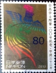 Stamps Japan -  Scott#3242 intercambio 0,90 usd 80 y. 2010